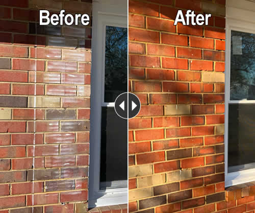 Channelview Brick Gentle Pressure Washing