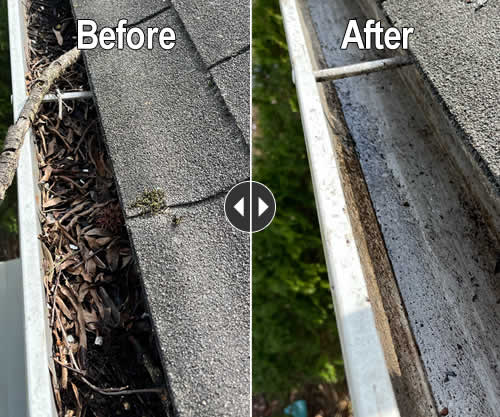 Gutter Cleaning and Brightening Specialized