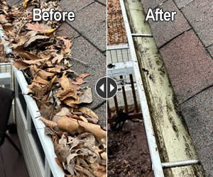 Gutter Cleaning and Brightening Inspection and Preparation